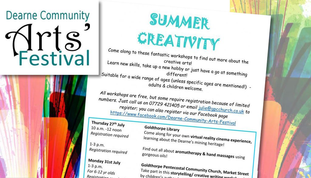 Summer Creative Arts Workshops News