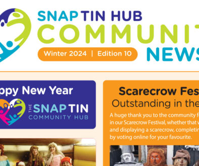 snap tin community hub newsletter issue 10 header